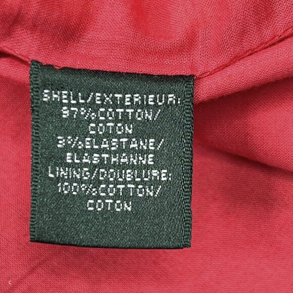 Ralph Lauren Dress Tropical Floral Red Yellow Sleeveless Dress Bow Sz 8P - NWOT - Picture 9 of 10